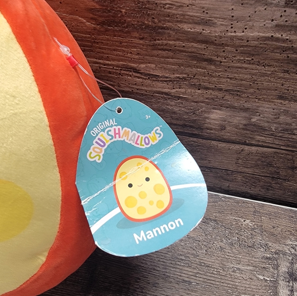 Squishmallows 8 inch Mannon the Gouda Cheese Plush NWT - Picture 3 of 3